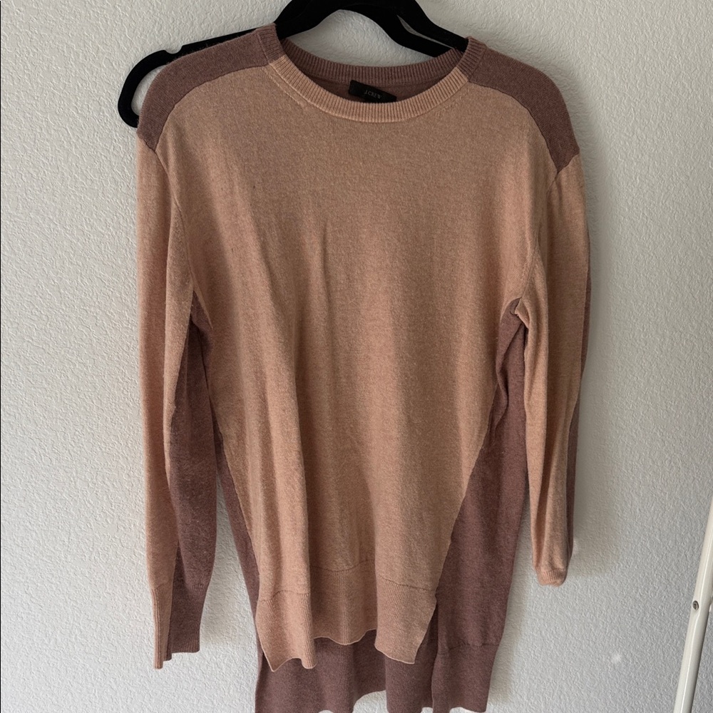 J. Crew Women's Tan and Brown Sweater